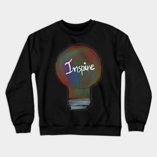 Colorful lamp - inspire - black Crewneck Sweatshirt